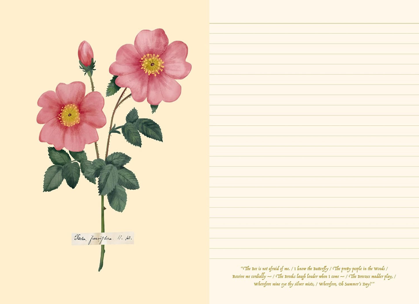 Poetry of Flowers: An Emily Dickinson Journal