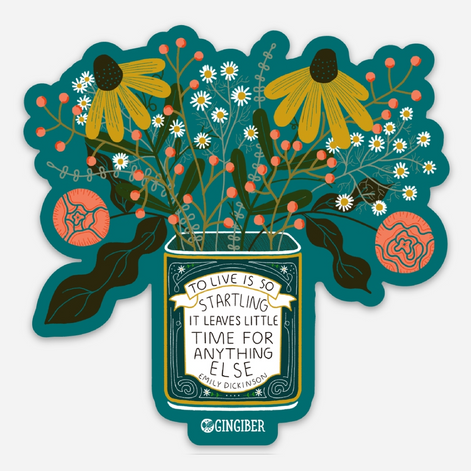 Flower Tin Sticker