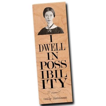 Dwell In Possibility Wood Bookmark