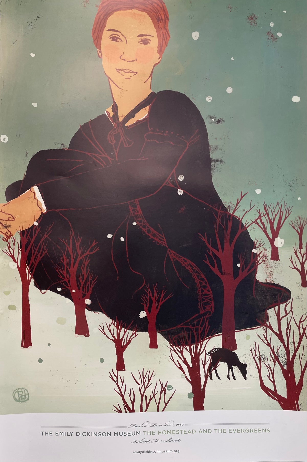 Seasonal Emily Dickinson Poster - Winter