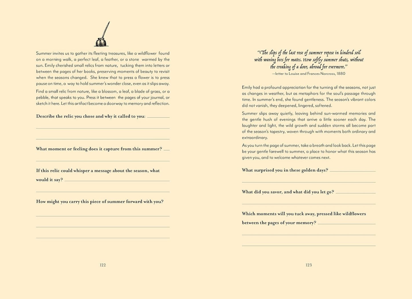 Poetry of Flowers: An Emily Dickinson Journal